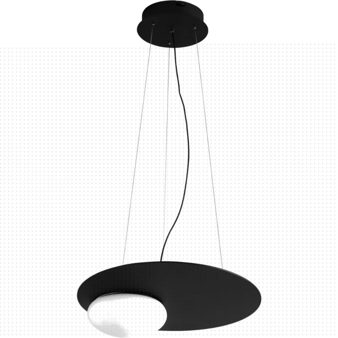 Люстра LIGHTSTAR EMISFERO 737337 12W LED 655LM 180G 3000K черный