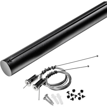 Штанга крепежная LIGHTSTAR NOVE 508917 1,6м д/тканевого трека д/светильников 208ххх черный