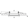 Светильник точечный встраиваемый LIGHTSTAR TENSIO 212114